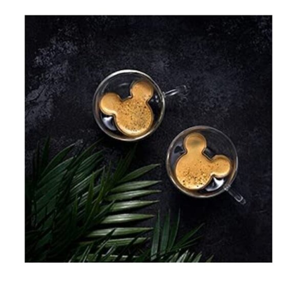 JoyJolt Disney Mickey Mouse Double Wall Espresso Cups - Set of 2 - New Open Box - Picture 16 of 16